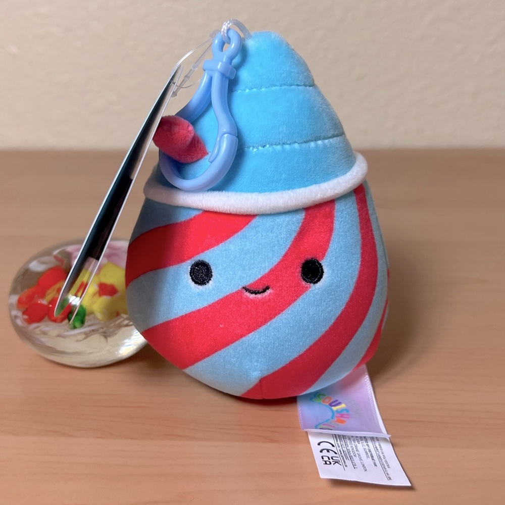 3.5”-5” Clip Tucker the Slushy NWT Squishmallows Kellytoy